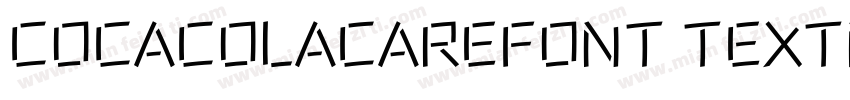 COCACOLACAREFONT TEXTMEDIUM GB1字体转换